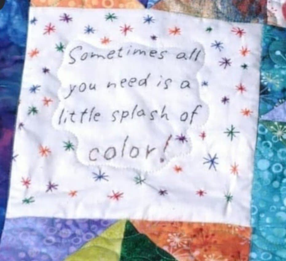 Splash of Color Quilt