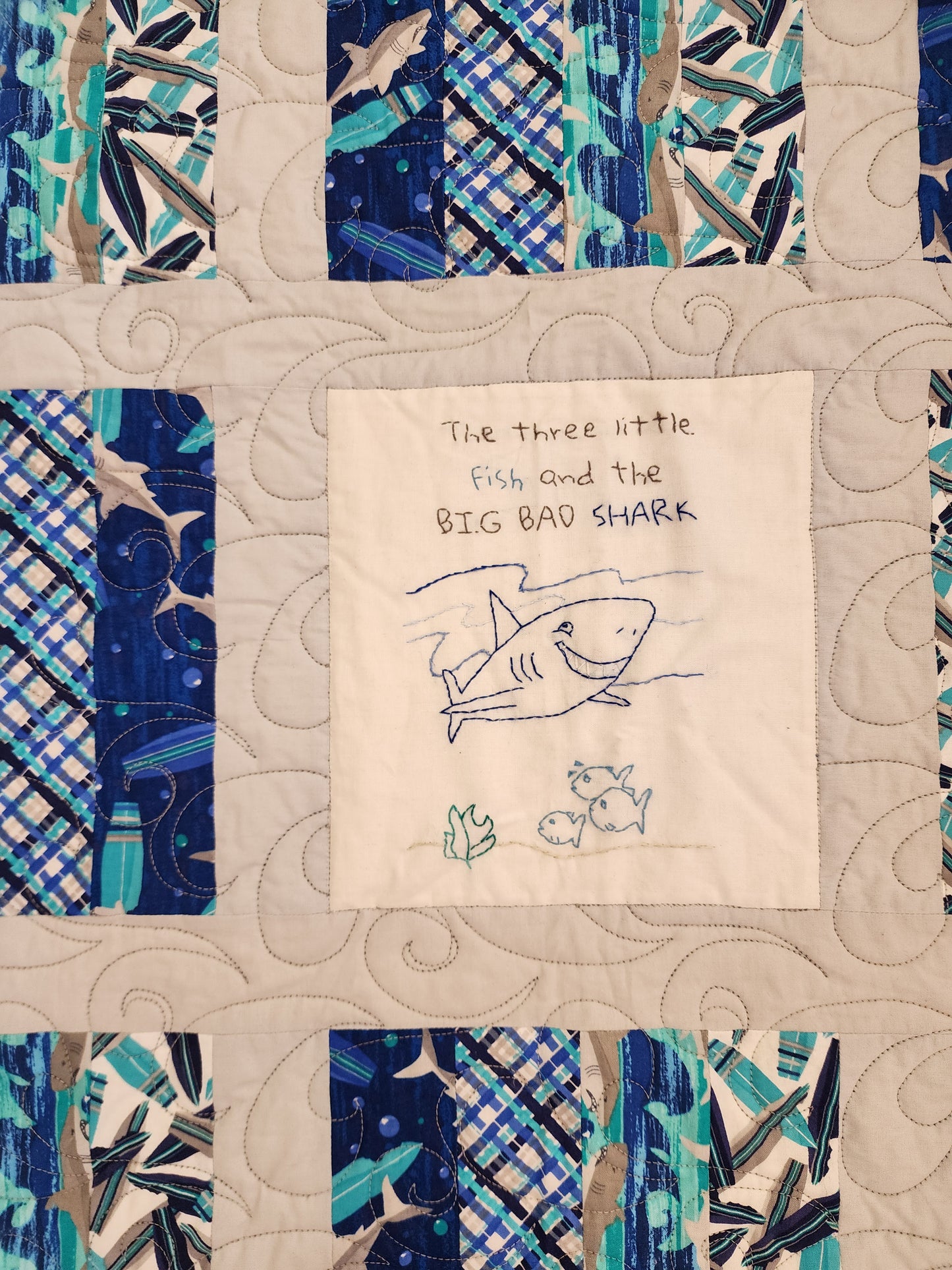 The Big Bad Shark Quilt