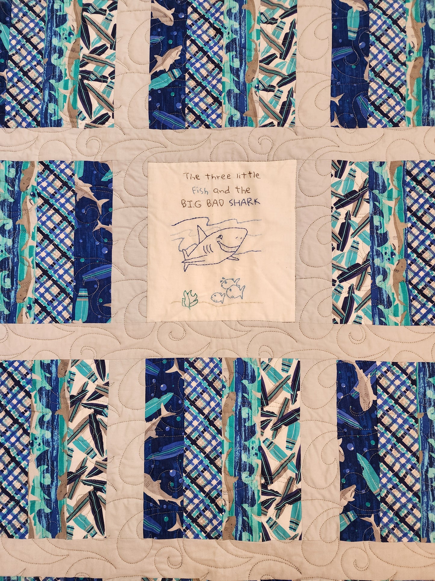 The Big Bad Shark Quilt