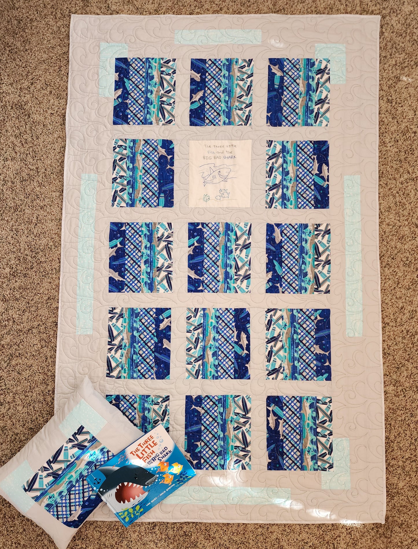 The Big Bad Shark Quilt
