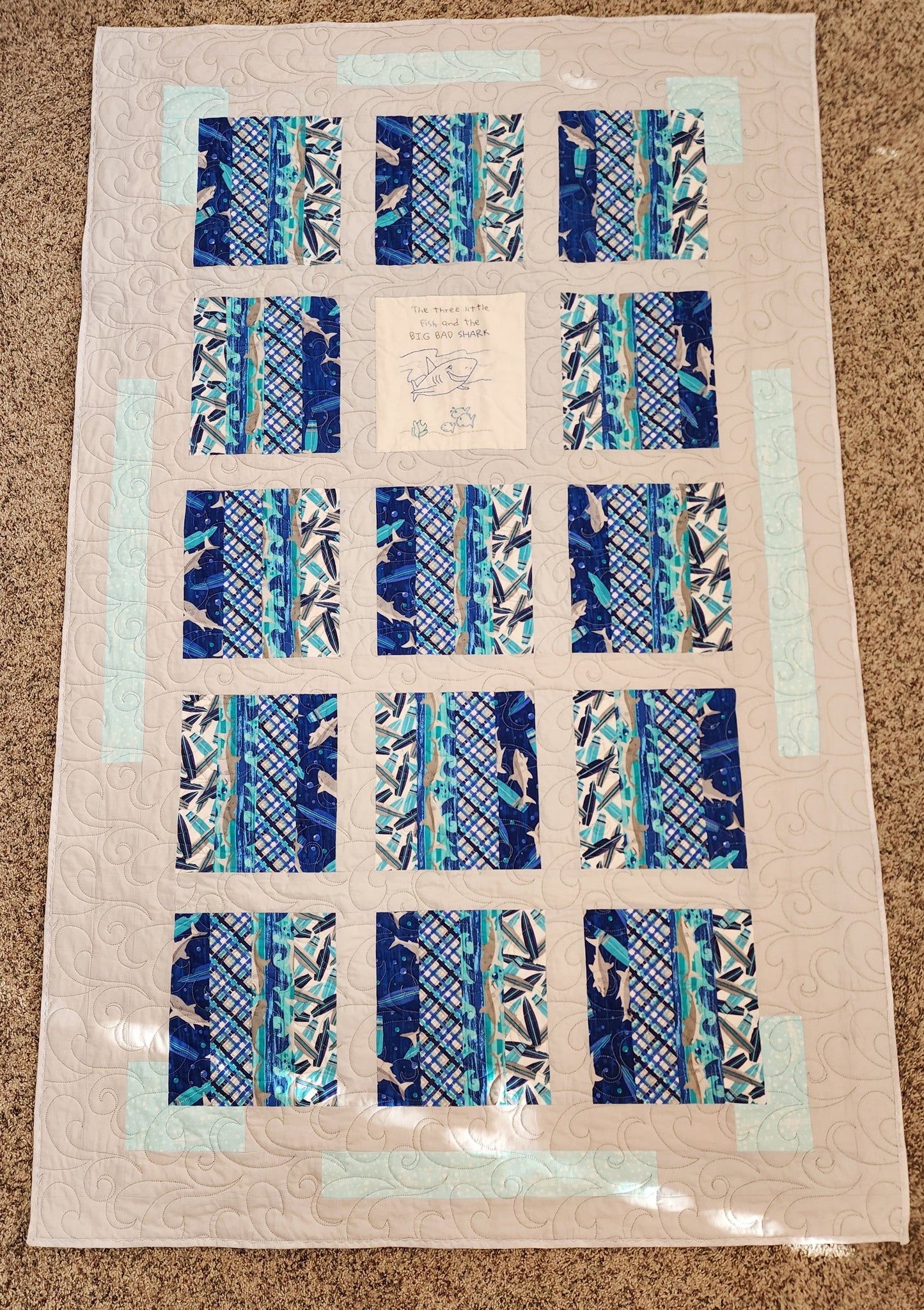 The Big Bad Shark Quilt