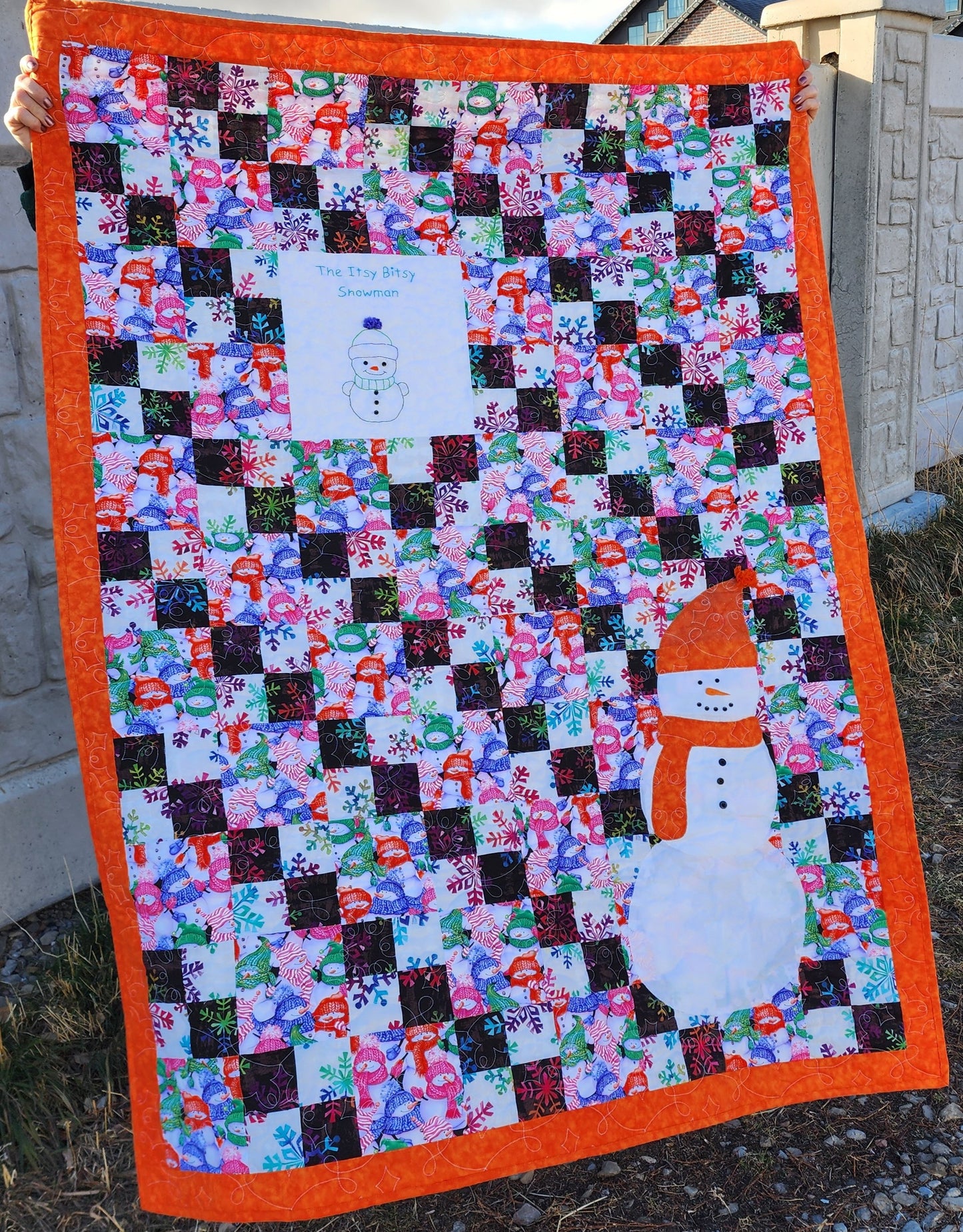 Chilling with a Snowman Quilt