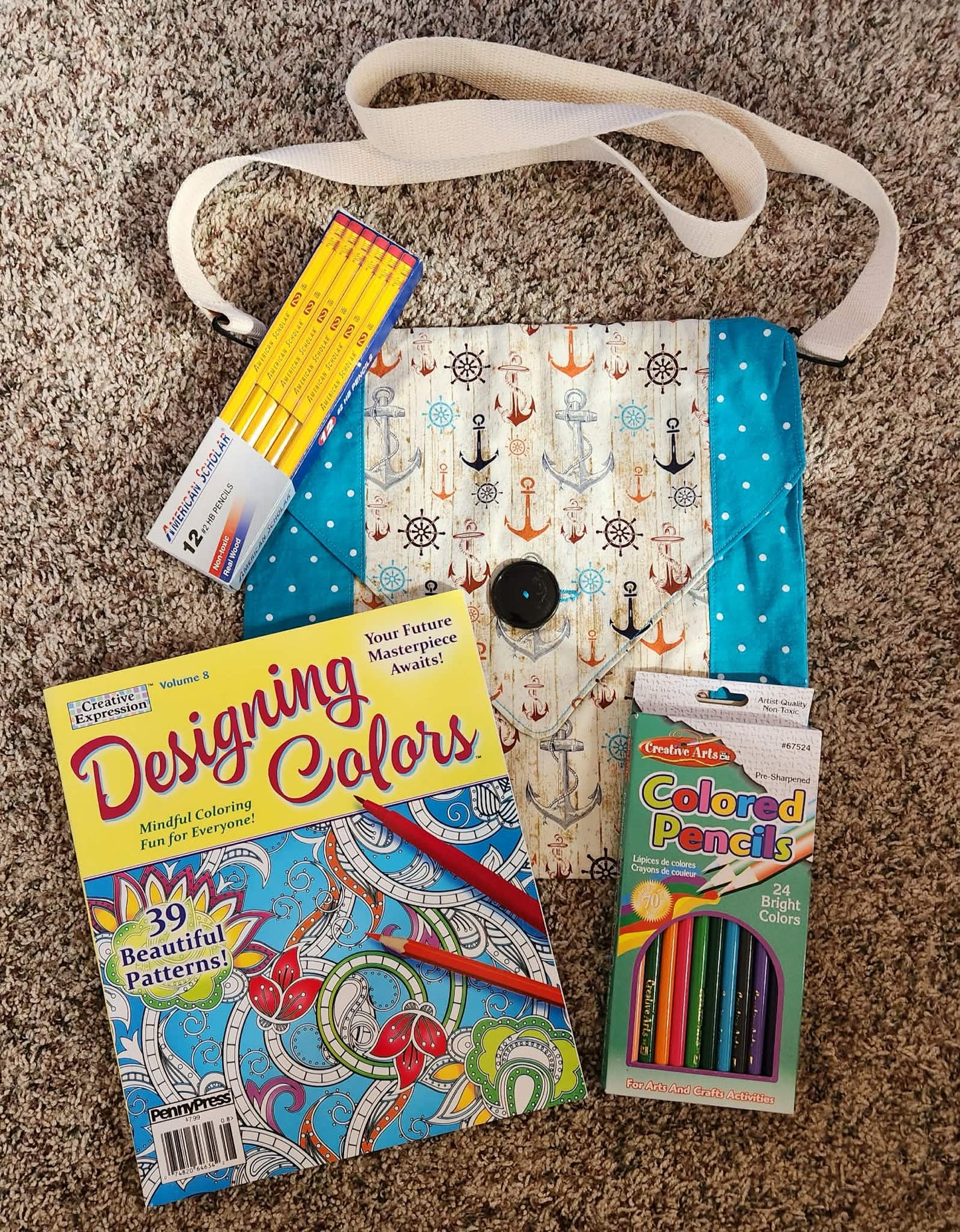 Designing Colors Coloring Travel Kit