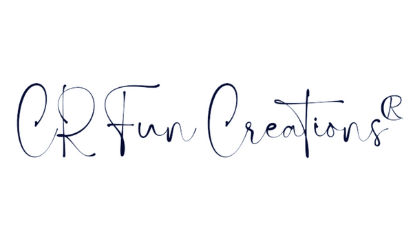 CR Fun Creations with a brand Written in cursive