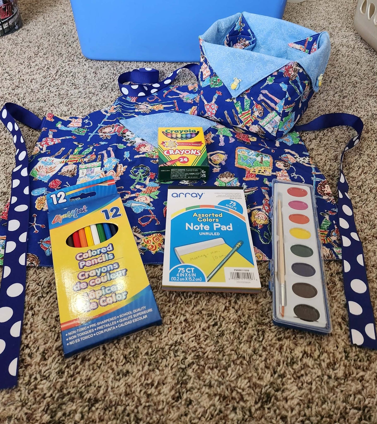 Children's Craft Box Blue