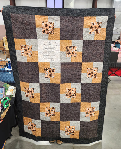 Halloween Winnie the Pooh Quilt