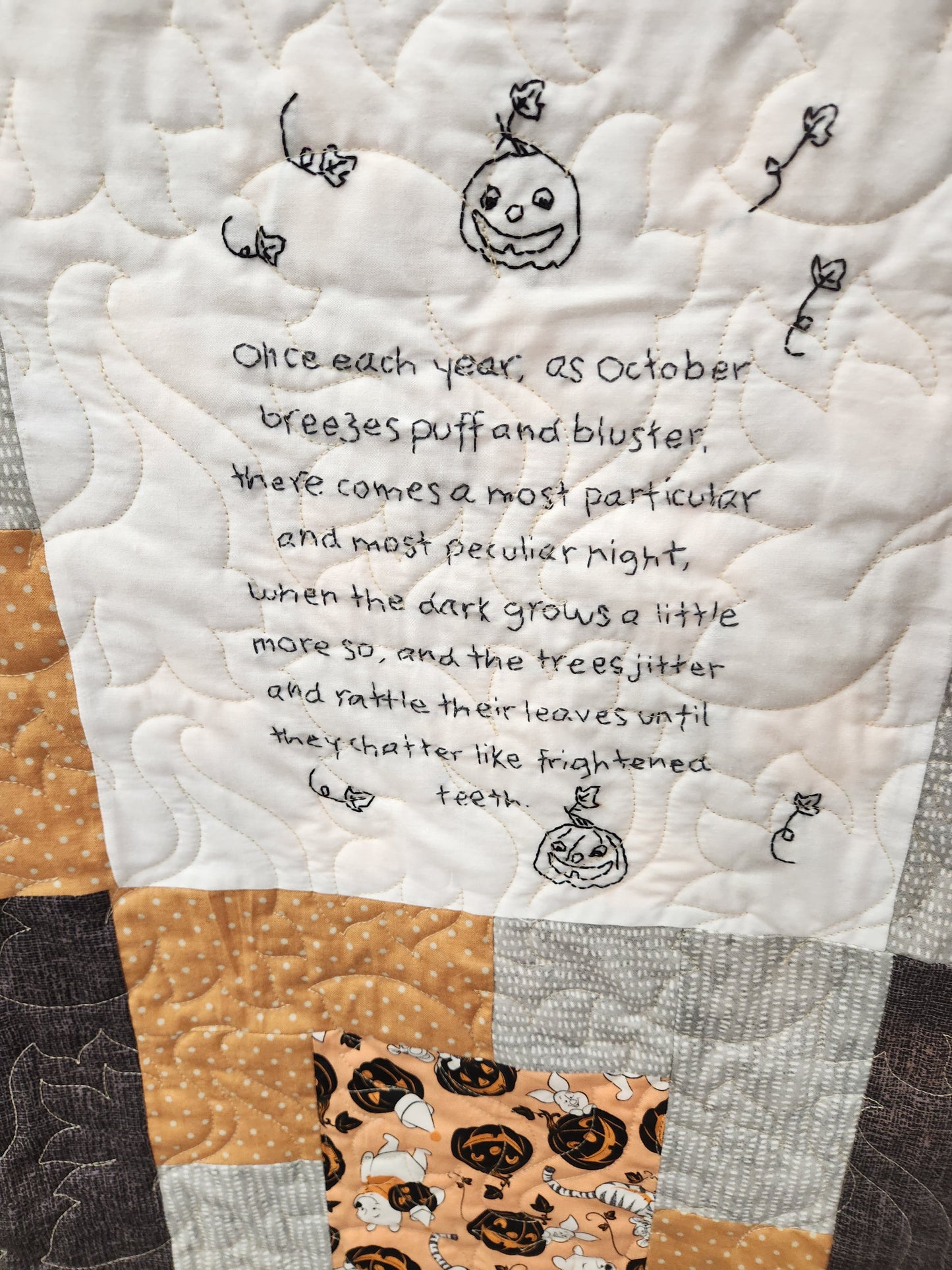 Halloween Winnie the Pooh Quilt