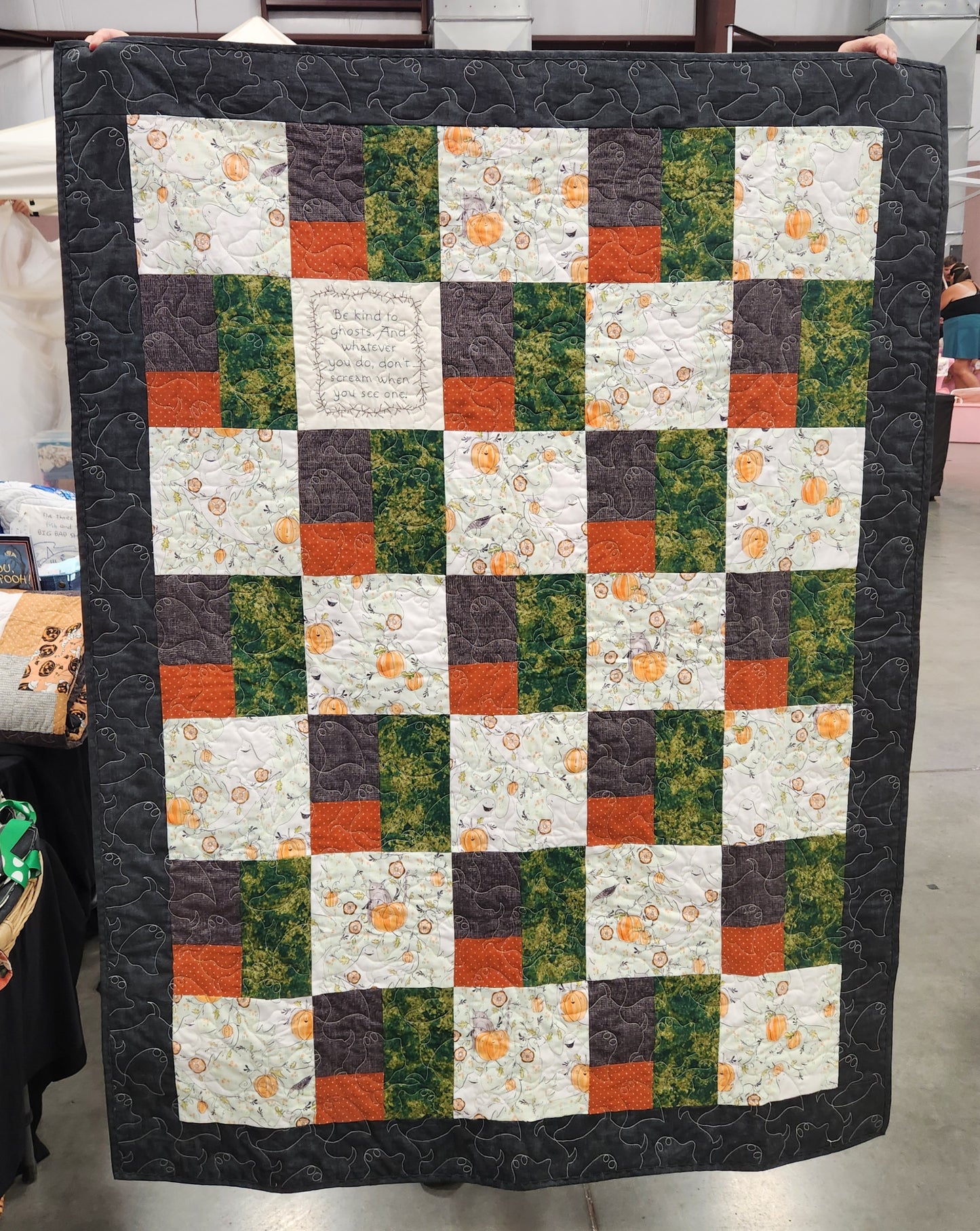 Alfred Hitchcock Spooky Quilt