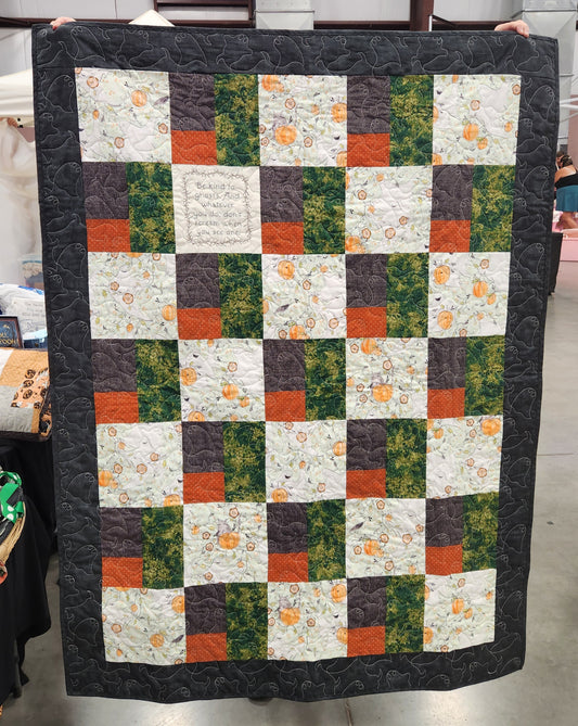 Alfred Hitchcock Spooky Quilt