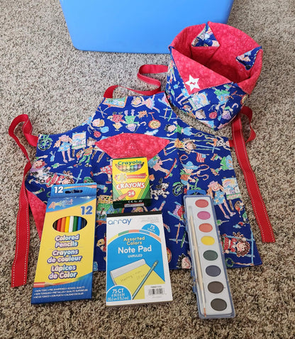 Children's Craft Box Red