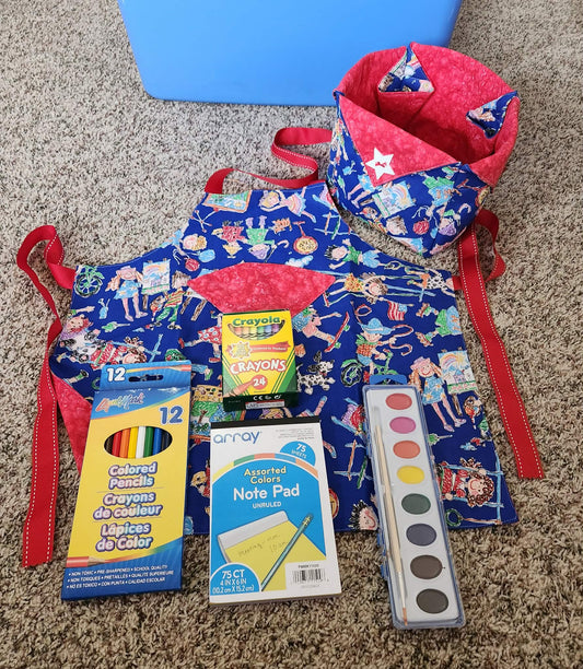 Children's Craft Box Red