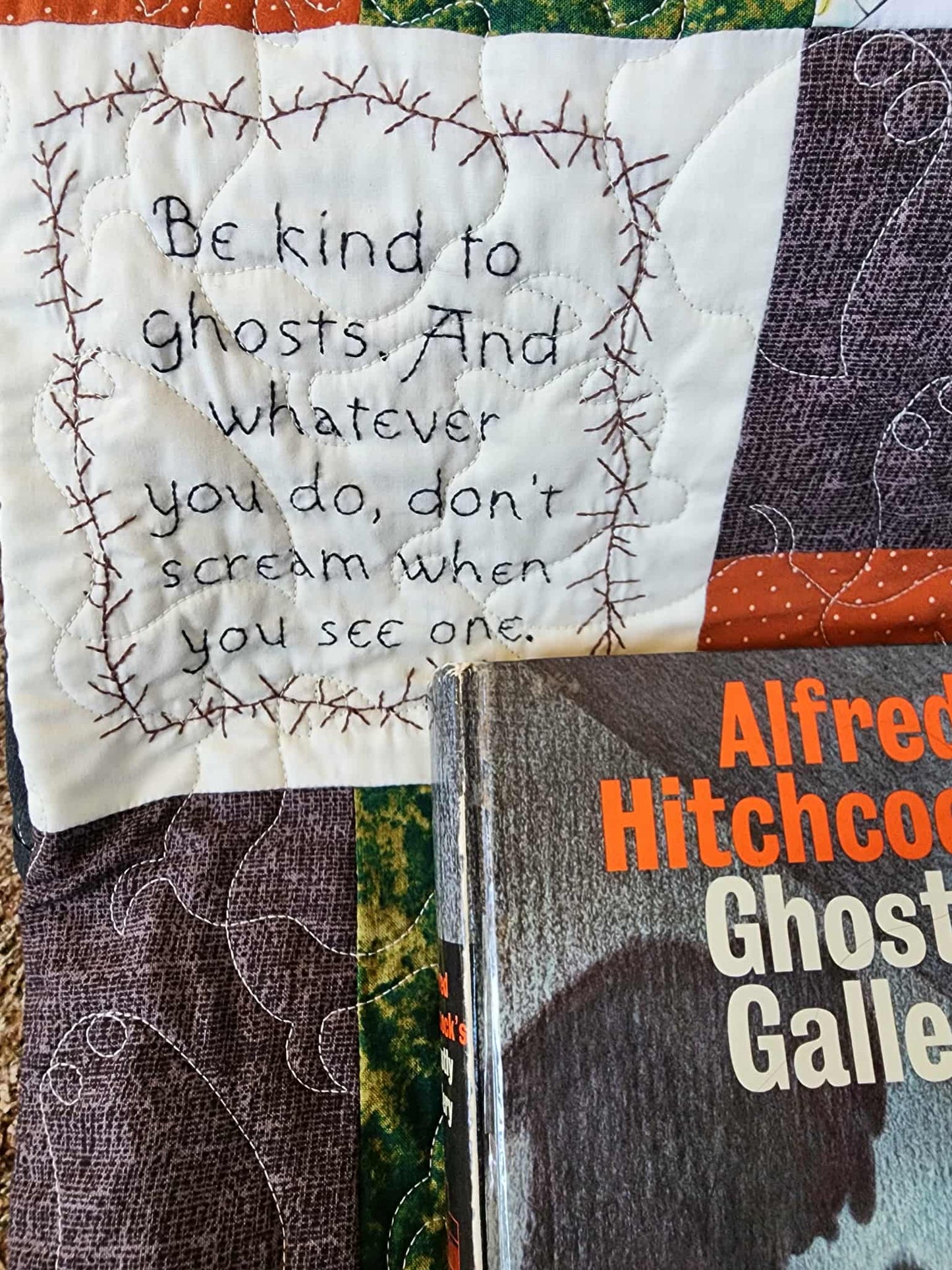 Alfred Hitchcock Spooky Quilt