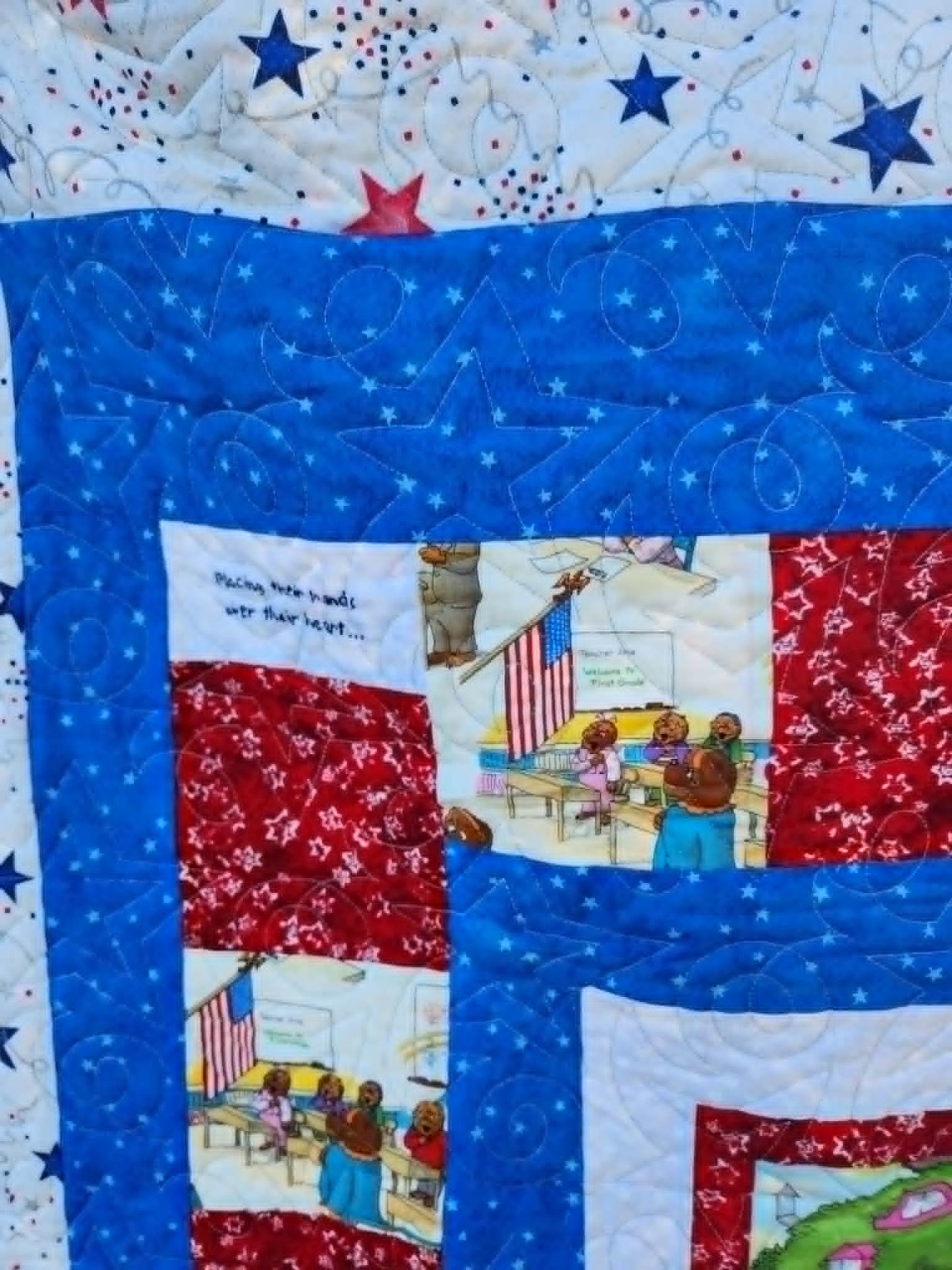 Berenstain Bears Fourth of July Quilt