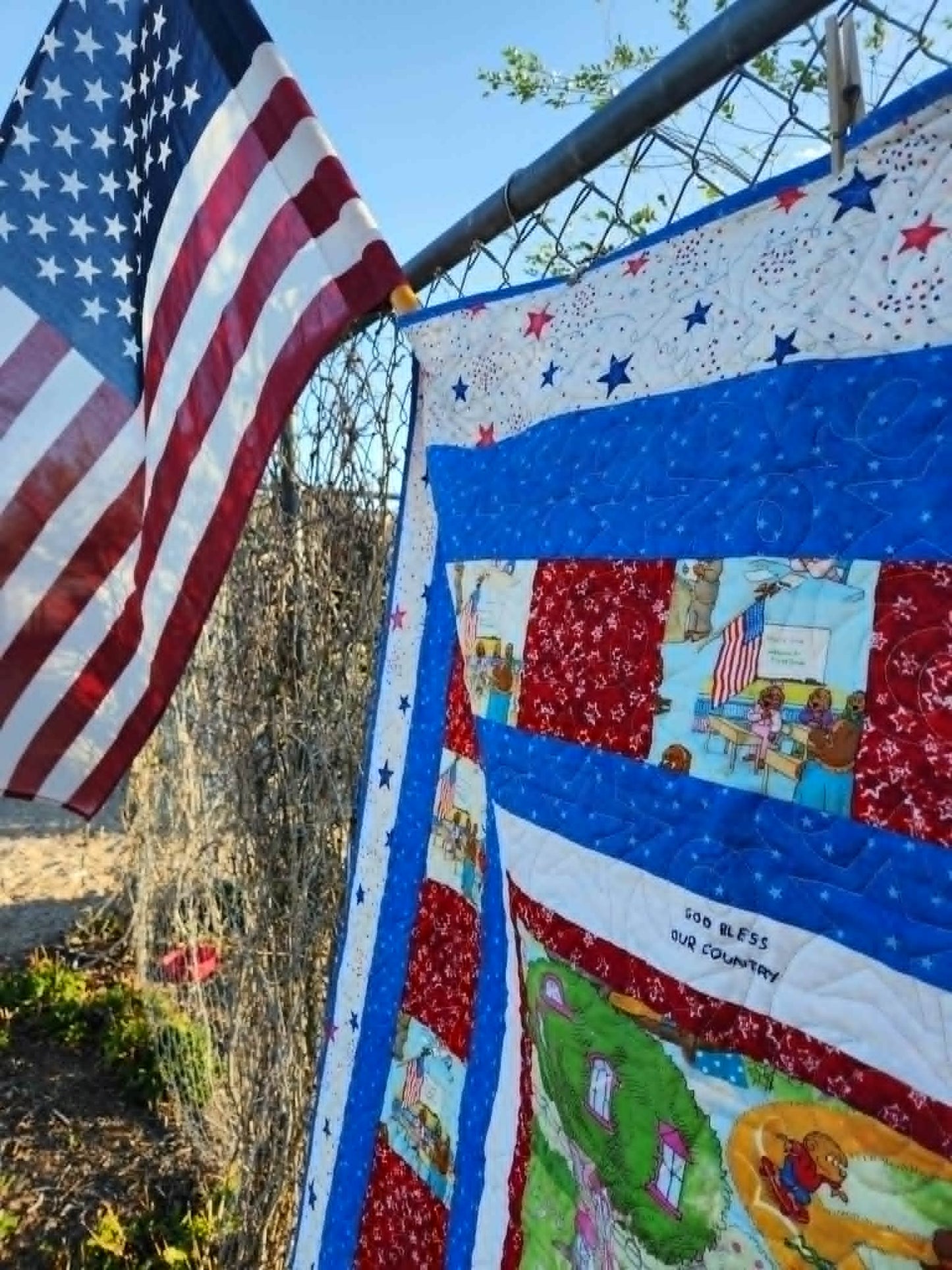 Berenstain Bears Fourth of July Quilt