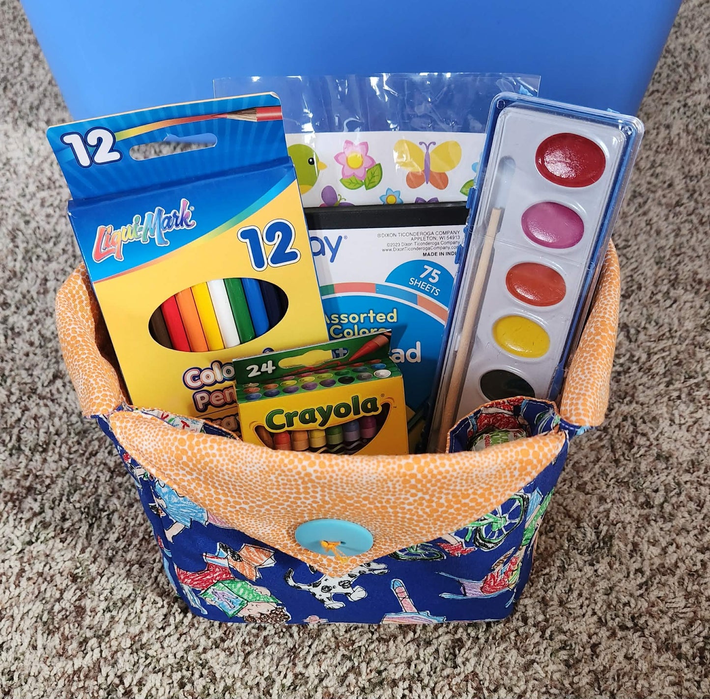Children's Craft Box Orange
