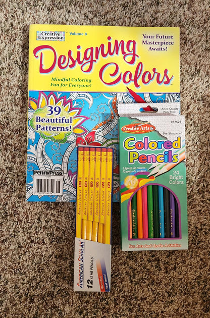 Designing Colors Coloring Travel Kit