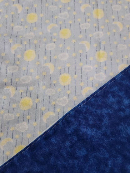 Moon & Stars Receiving Blanket