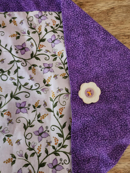 Purple Spring Table Runner