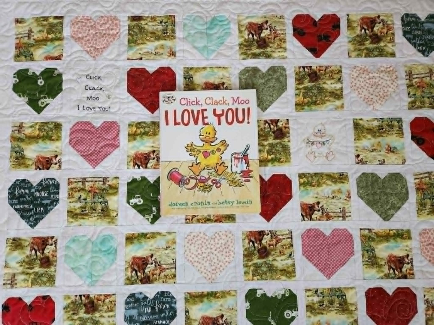 Click, Clack, Moo I Love You Farm Quilt
