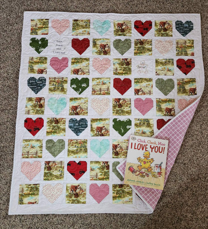 Click, Clack, Moo I Love You Farm Quilt