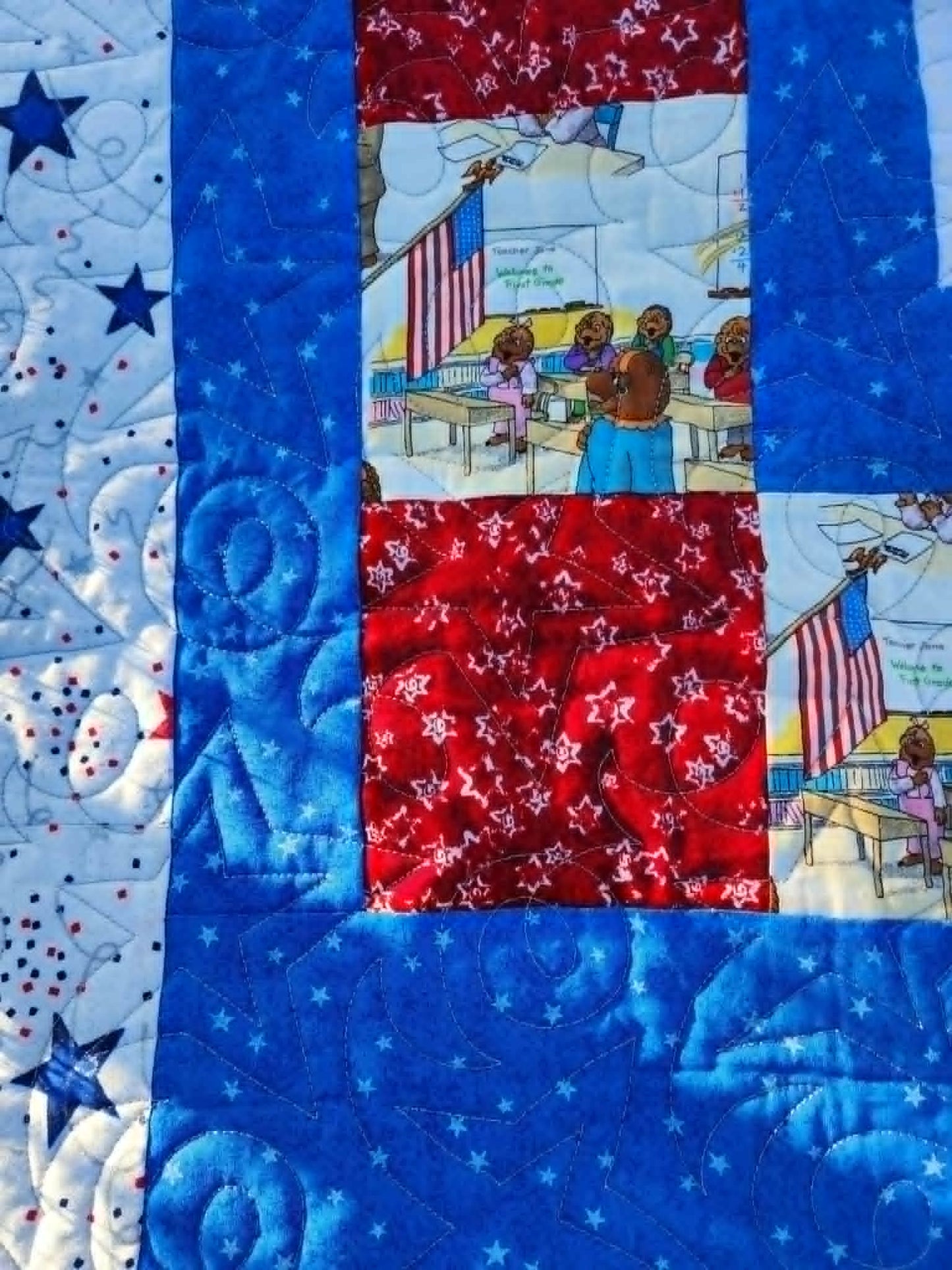 Berenstain Bears Fourth of July Quilt