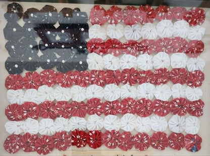 Every Stitch Flag Wall Hanging