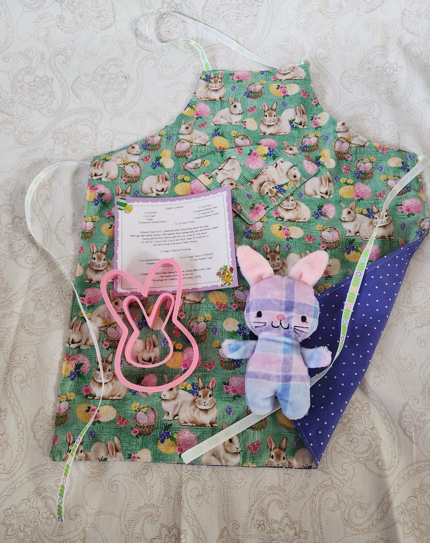 Purple Bunny Easter Bunny Activity Basket