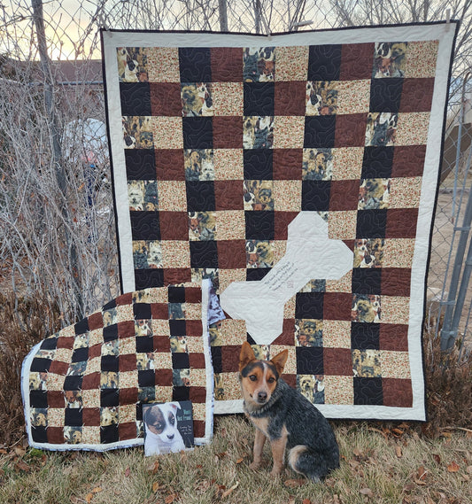 Man's Best Friend Lap Quilt