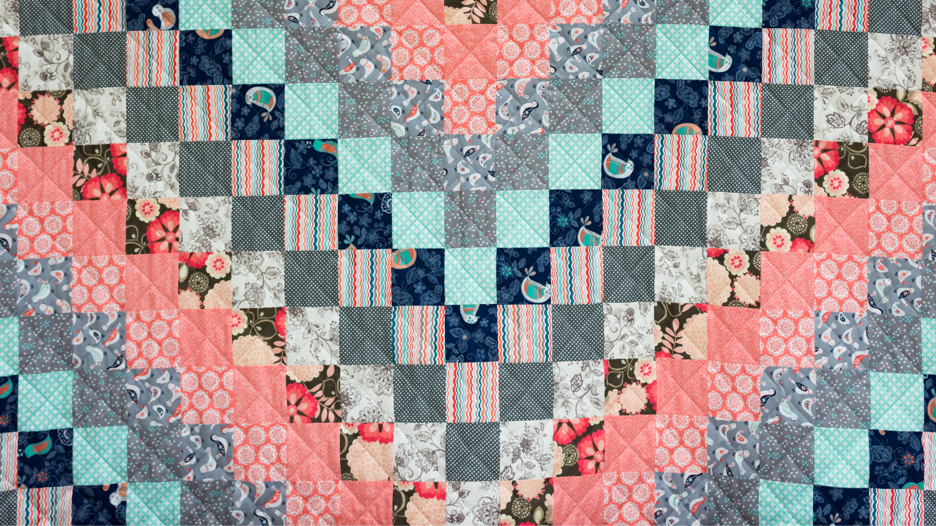 Quilt patterns with soft colors