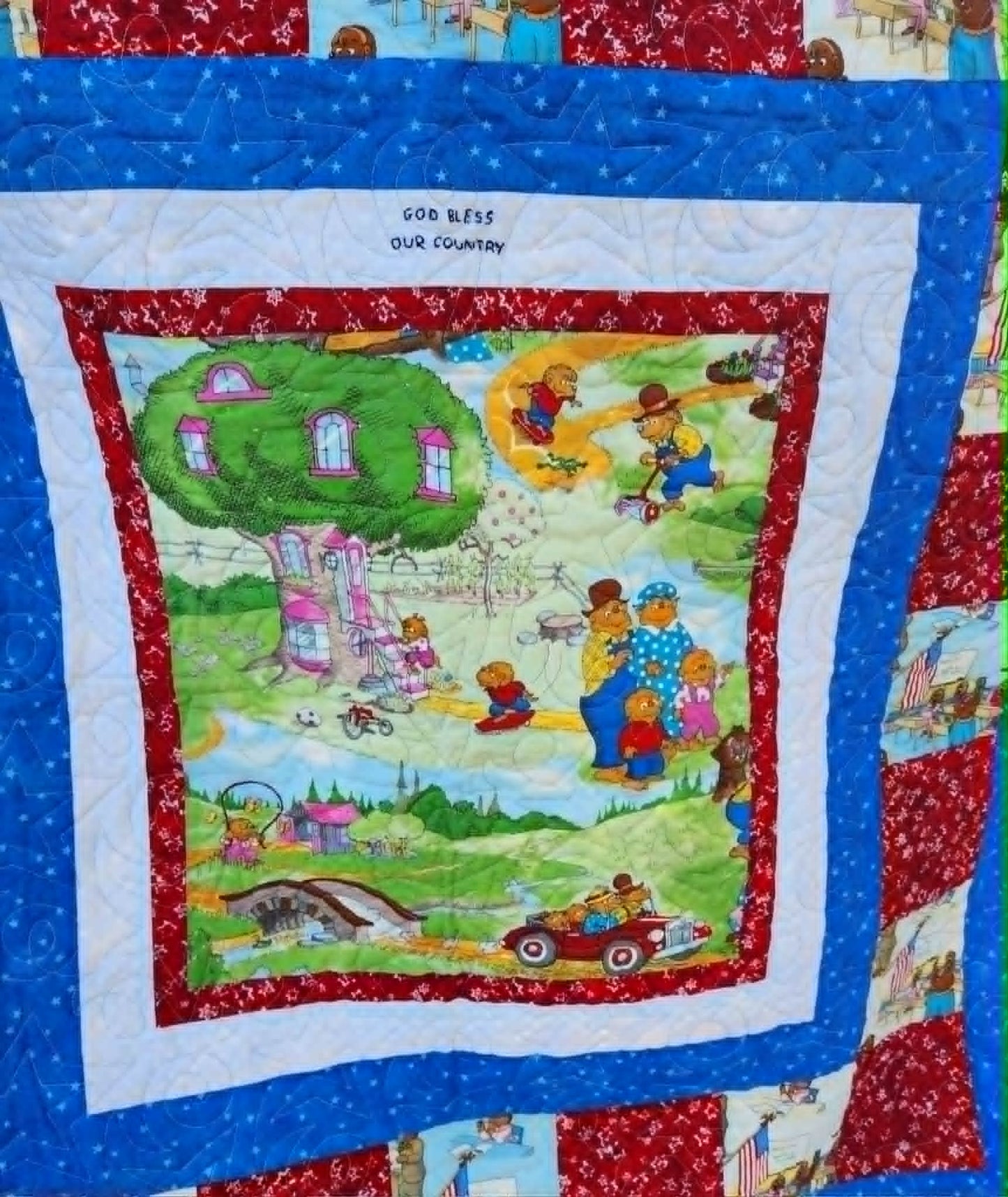 Berenstain Bears Fourth of July Quilt