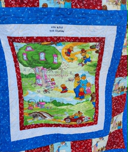 Berenstain Bears Fourth of July Quilt