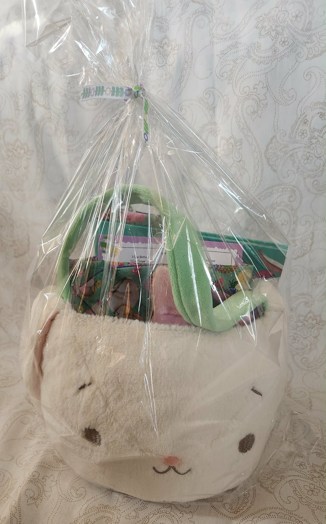 Purple Bunny Easter Bunny Activity Basket