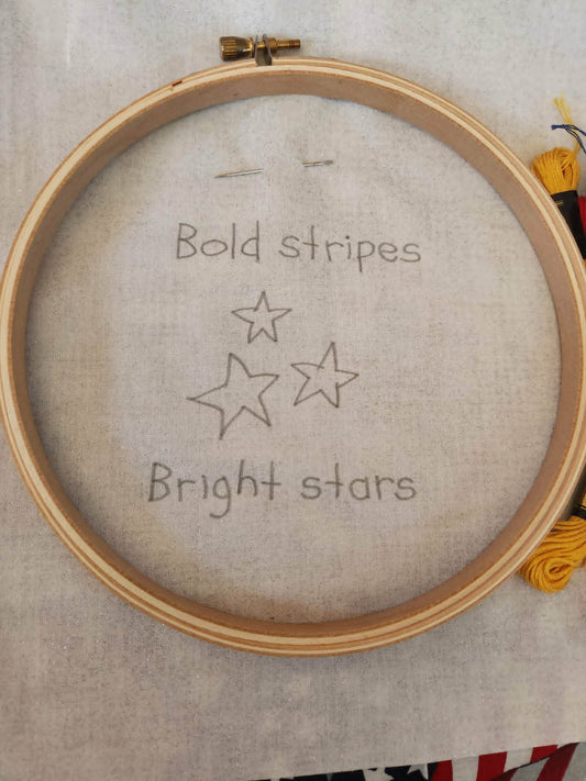 Bright Stars Hand Embroidery