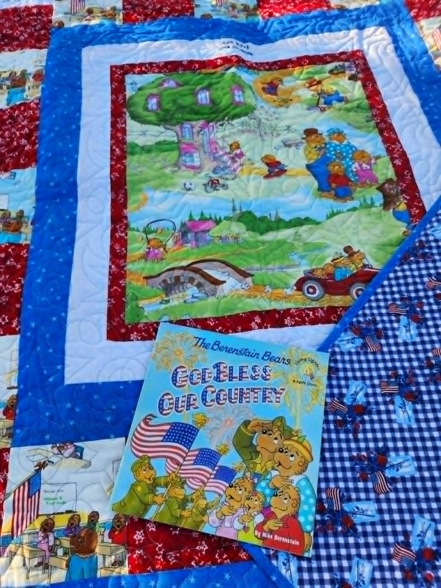 Berenstain Bears Fourth of July Quilt