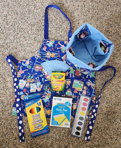 Children's Craft Box Blue