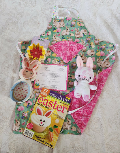 Cream Easter Bunny Activity Basket