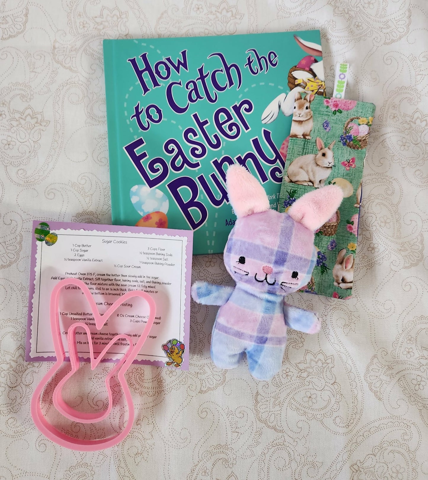 Purple Bunny Easter Bunny Activity Basket