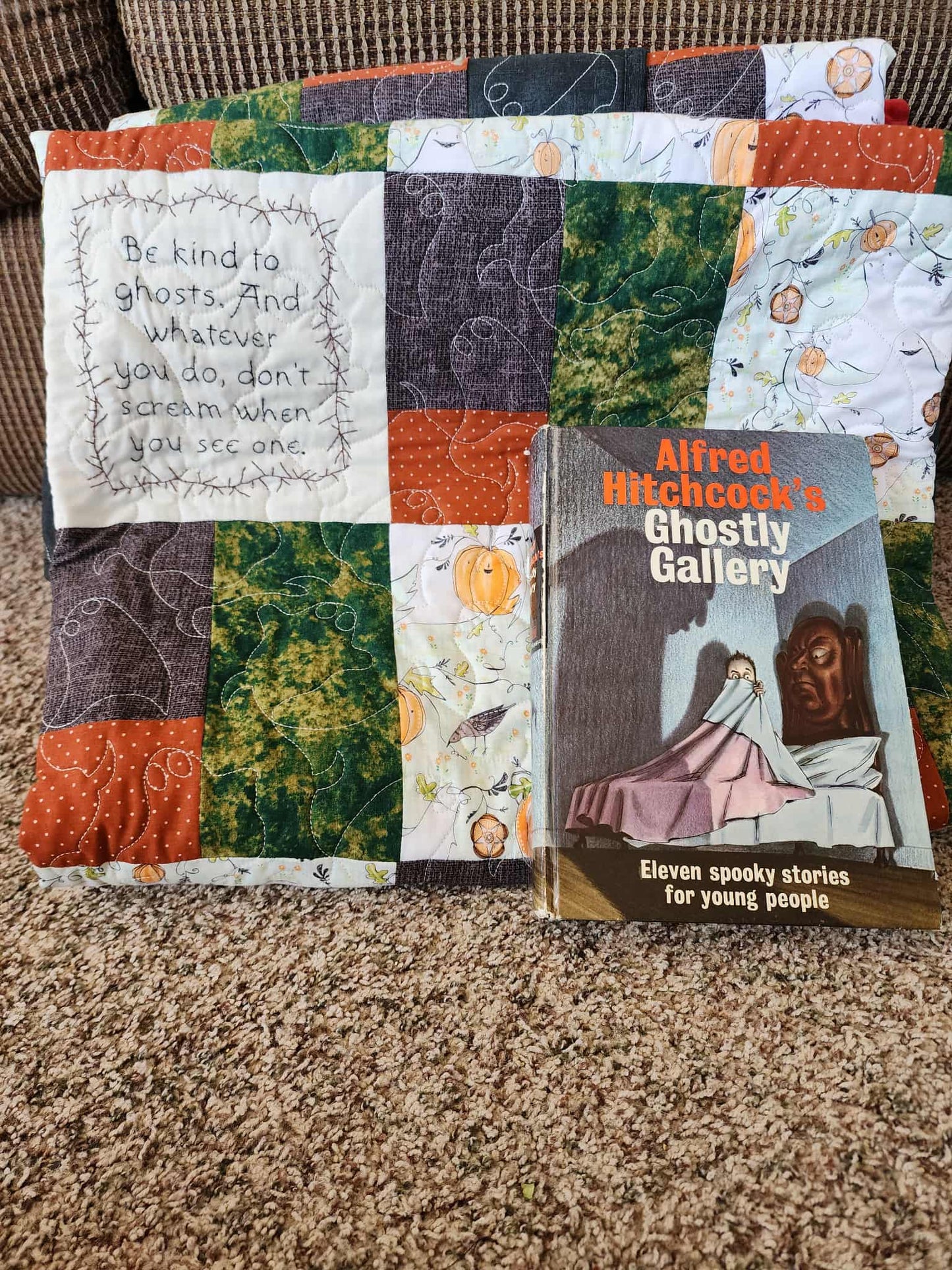 Alfred Hitchcock Spooky Quilt
