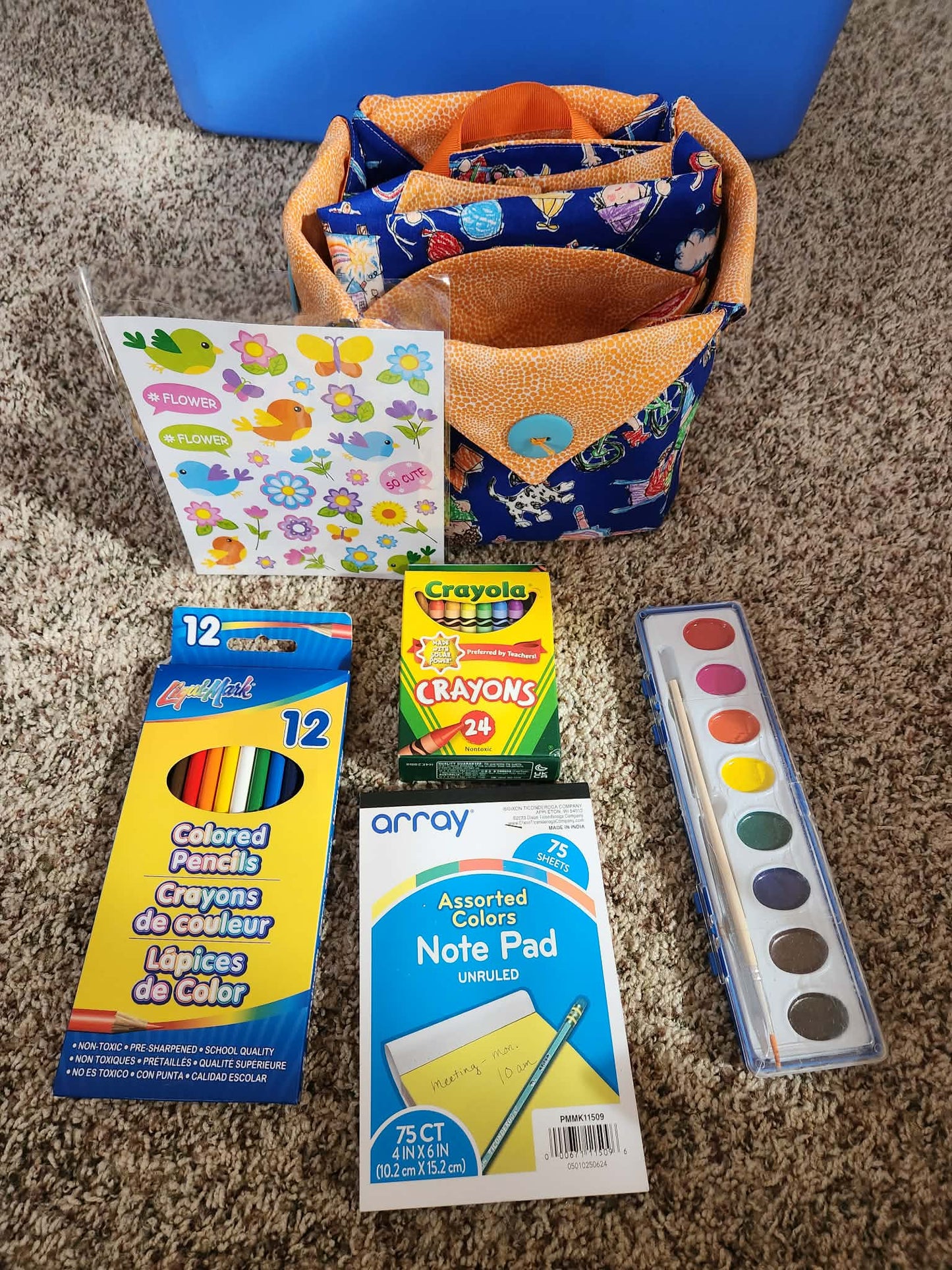 Children's Craft Box Orange