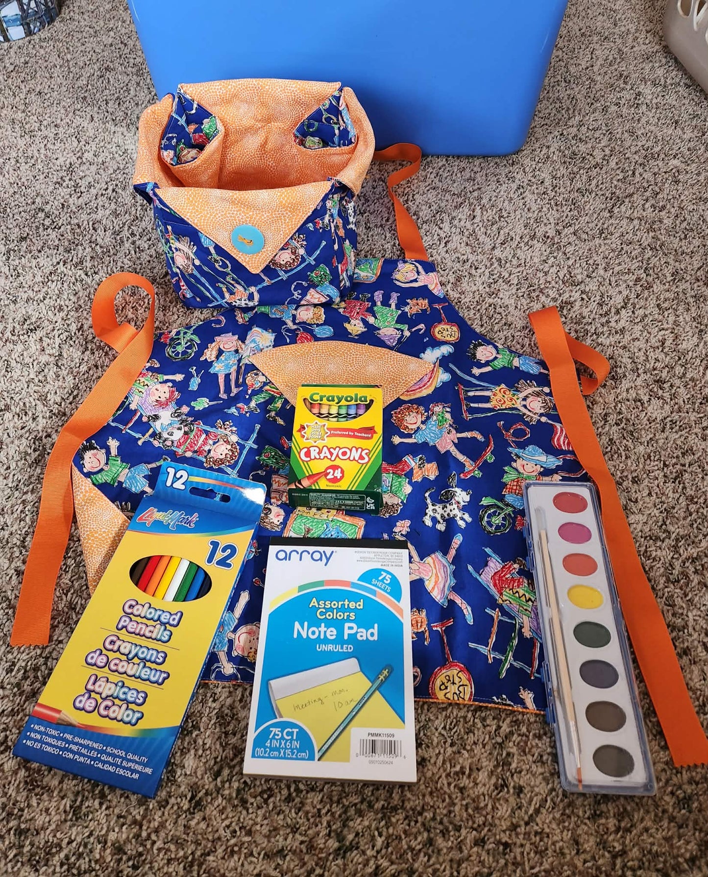 Children's Craft Box Orange