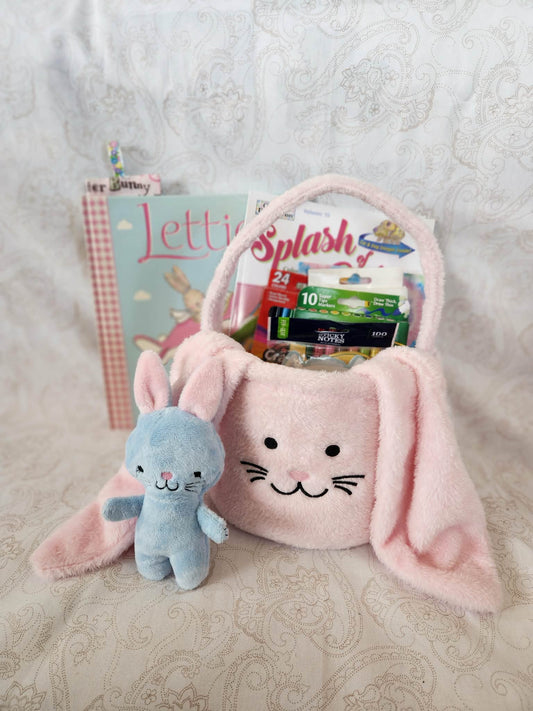 Pink Bunny Activity Easter Basket
